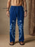 Men's Blue Floral Print Comfy 100% Cotton Pants– urlinen